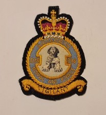 1950s Royal Air Force RAF Flight Suit Patch - No. 208 Squadron