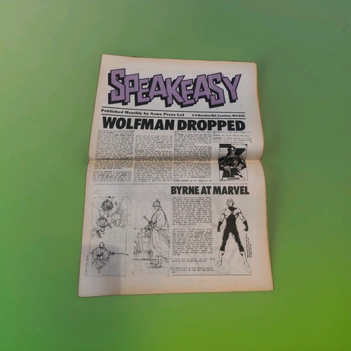 Speakeasy fanzine issue - speakeasy,