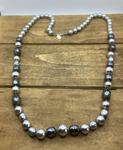 Vintage miriam haskell gray - miriam,