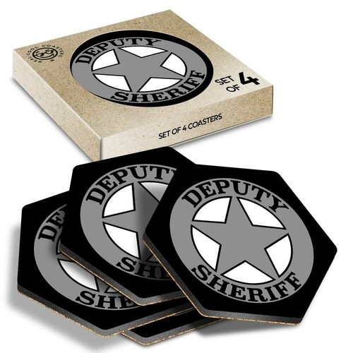Hexagon coasters bw - 4,