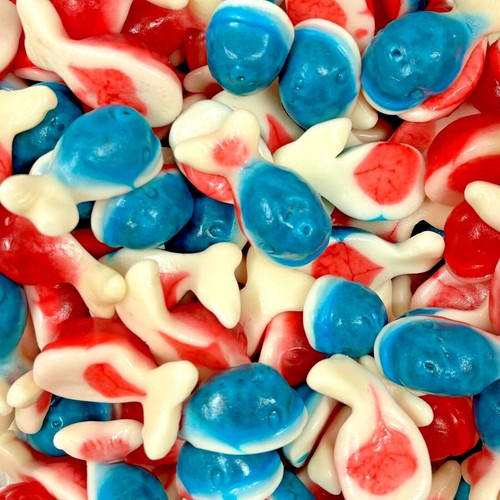 Jelly filled whales retro - filled,