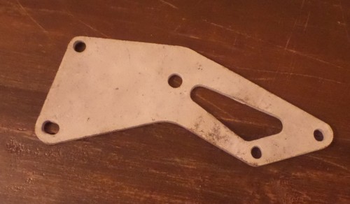 Exhaust rear footrest bracket