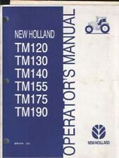 New Holland Tractor TM120 TM130 TM140 TM155 TM175 TM190 Operators Manual