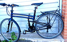 Montague Navigator 700c Folding Bike Upgraded Marathon Plus Tyres,  & RackStand