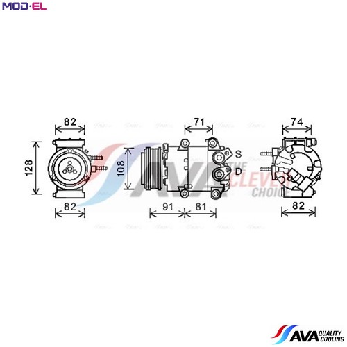 Compressor air conditioning - compressor,