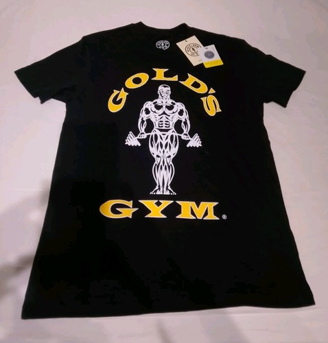 Gold gym shirt - gym, black