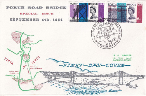 1964 forth road bridge - forth, south