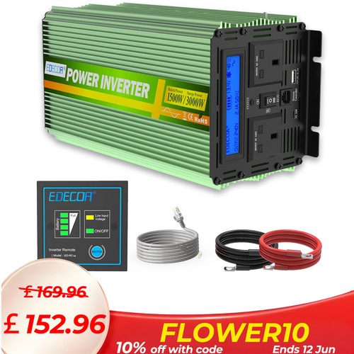 Edecoa power inverter pure - inverter,