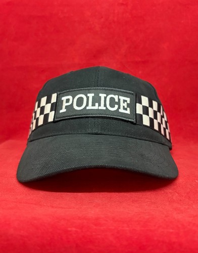 Black police baseball cap - police,