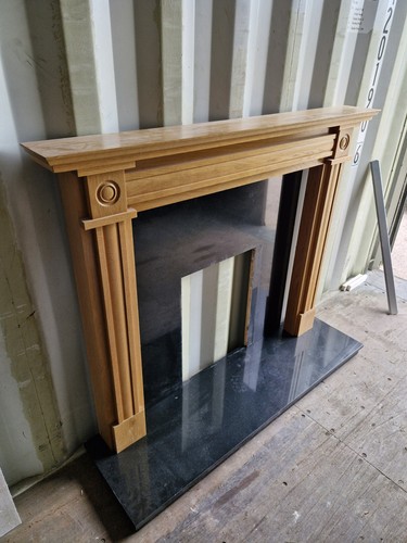 Traditional wood fireplace - traditional,