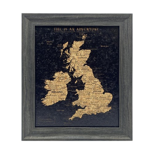 Ireland travel map - uk,