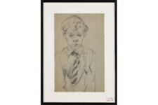 ROBERT LENKIEWICZ, BRITISH 1941–2002 - STUDY OF A SCHOOL BOY; PENCIL ON...