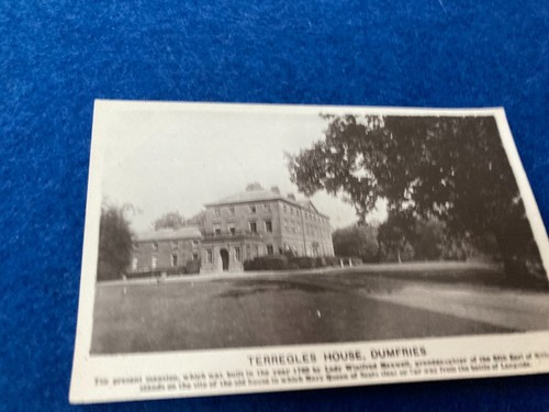 Dumfries vintage postcard - dumfries,