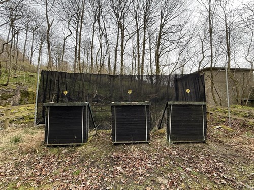 Outdoor archery backstop - outdoor, &