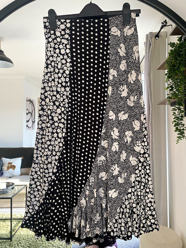 Monsoon black white mixed - black,