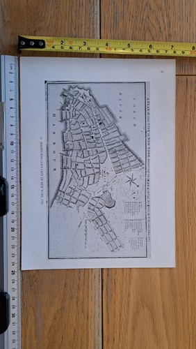Vintage map new york - vintage, (usa)