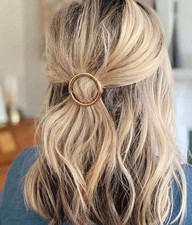 Elegant Round Zinc Alloy Hair