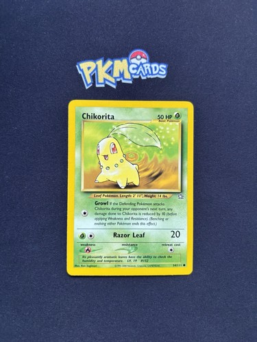 Pokémon tcg chikorita - tcg, neo
