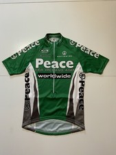 Cannondale Saeco Peace For Ireland Worldwide Green Bike Cycling Team Jersey Sz.M