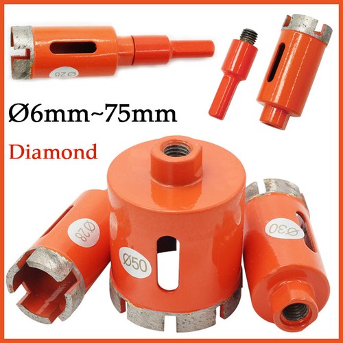 Diamond core bit - diamond, hole