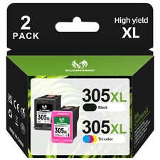 305XL Ink Cartridges for HP 305 Deskjet 2722e 2755e Envy 6055e 6075e 6058e Lot