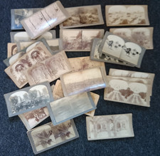 Job Lot of 31 Stereoscope Cards-Various conditions etc.