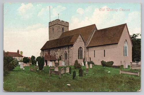 Old woking church - old,
