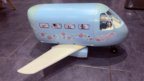 Vintage 1999 barbie - barbie, airplane