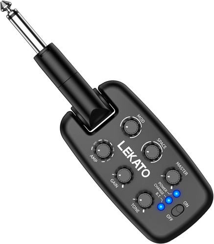 Lekato guitar bass headphone - bass,
