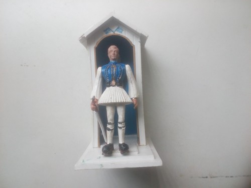 Vintage greek soldier toy - vintage,