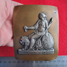 Victorian Officers 9th East Norfolk Regiment Of Foot Shoulder Belt Plate Badge