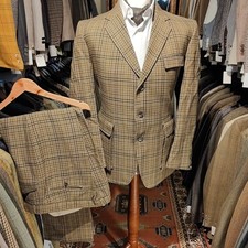 Vintage Mens 40R 33w Tweed 2