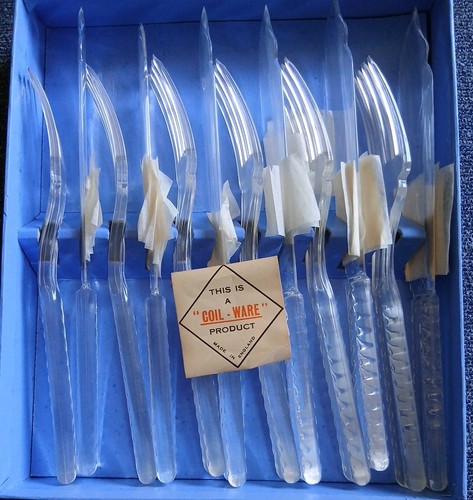 Kitch retro fish server set - retro,