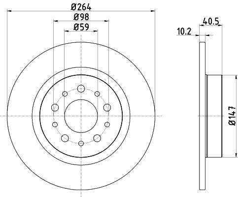 New brake disc for - new,