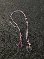 Lalique purple heart crystal - lalique,