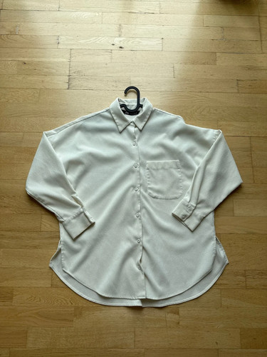 Zara beige corduroy shirt - beige,