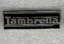 Lambretta pin badge. Black and