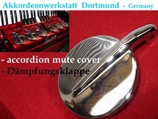 Accordion mute cover for