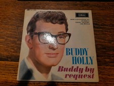 BUDDY HOLLY    BUDDY BY REQUEST  UK CORAL 4trk PS EP  50s/60s ROCK & ROLL