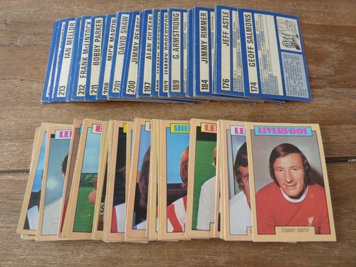 Football cards blue - cards, back