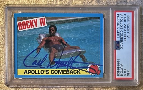 Carl weathers signed - carl, 1985