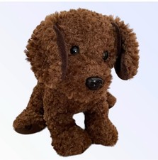 Keel Toys Dog Teddy Plush Soft Toy Brown Labradoodle Puppy Stuffed Animal 13”