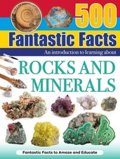 Kids Rocks & Minerals Book - 500 Fantastic Facts | Geology Science | Age 7-12