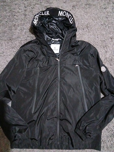 Mens moncler windbreaker black - mens,