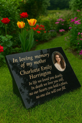 Engraved personalised black - personalised,