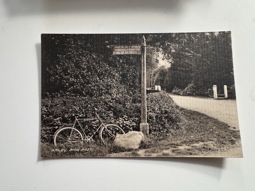 Antique postcard arley sign - arley,