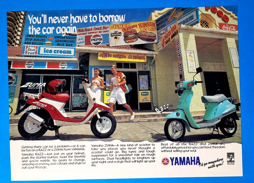 1980s yamaha scooter razz - -yamaha,