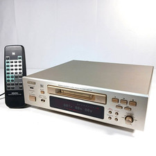 DENON Mini Disc Recorder Player DMD-F100 with Remote Tested Workin Japan AI225T