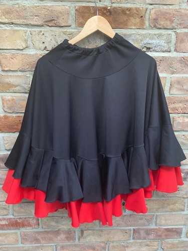 Black childrens flamenco skirt - childrens,