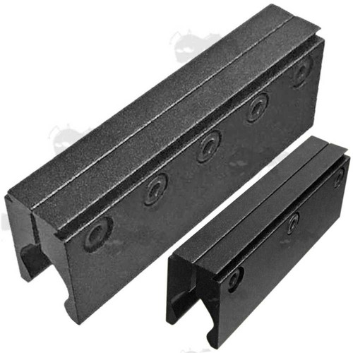 Gun barrel rail block - gun,
